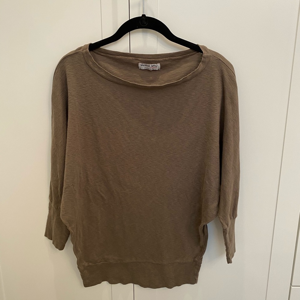 Michael Stars 3/4 Sleeve Olive